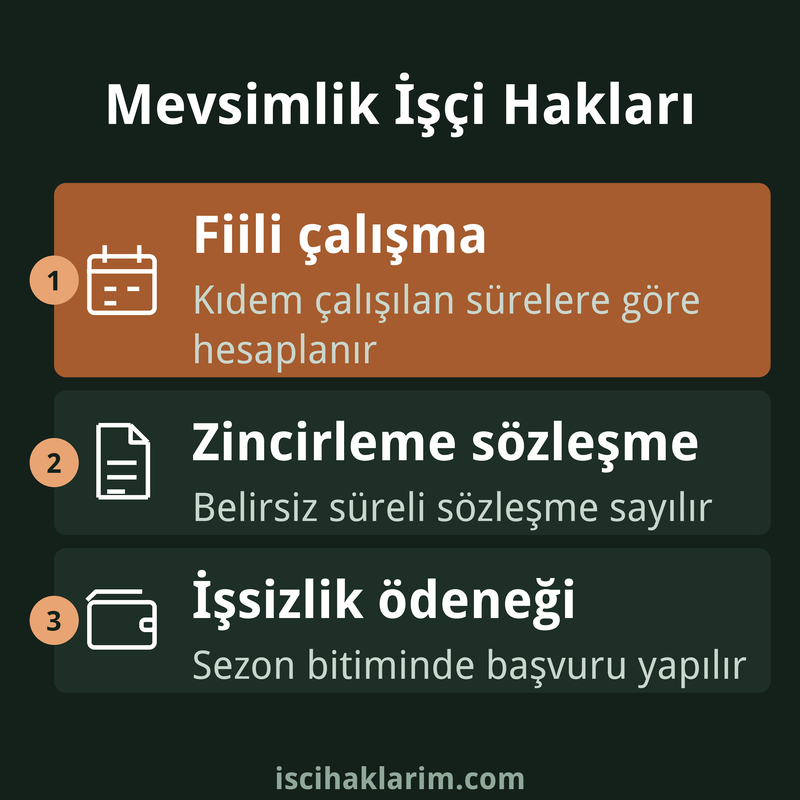 Mevsimlik işçi hakları infografiği